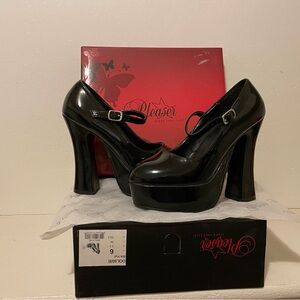 Pleaser Black size 6